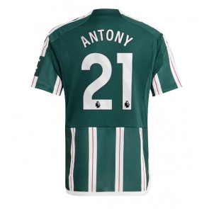 Manchester United Antony #21 Udebanetrøje 2023-24 Kort ærmer